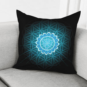 Vishuddha Chakra Spiritual Print Pillow Cover