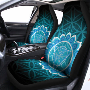 Vishuddha Chakra Spiritual Print Universal Fit Car Seat Covers