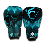 Vishuddha Chakra Symbol Print Boxing Gloves
