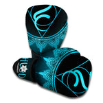 Vishuddha Chakra Symbol Print Boxing Gloves