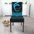 Vishuddha Chakra Symbol Print Dining Chair Slipcover