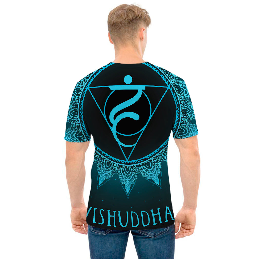 Vishuddha Chakra Symbol Print Men's T-Shirt