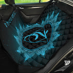 Vishuddha Chakra Symbol Print Pet Car Back Seat Cover