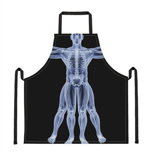 Vitruvian Man X-Ray Print Apron