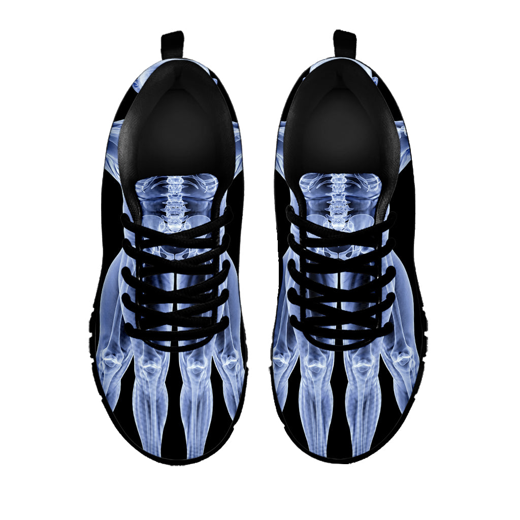 Vitruvian Man X-Ray Print Black Sneakers