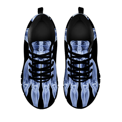 Vitruvian Man X-Ray Print Black Sneakers