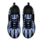 Vitruvian Man X-Ray Print Black Sneakers