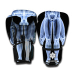 Vitruvian Man X-Ray Print Boxing Gloves