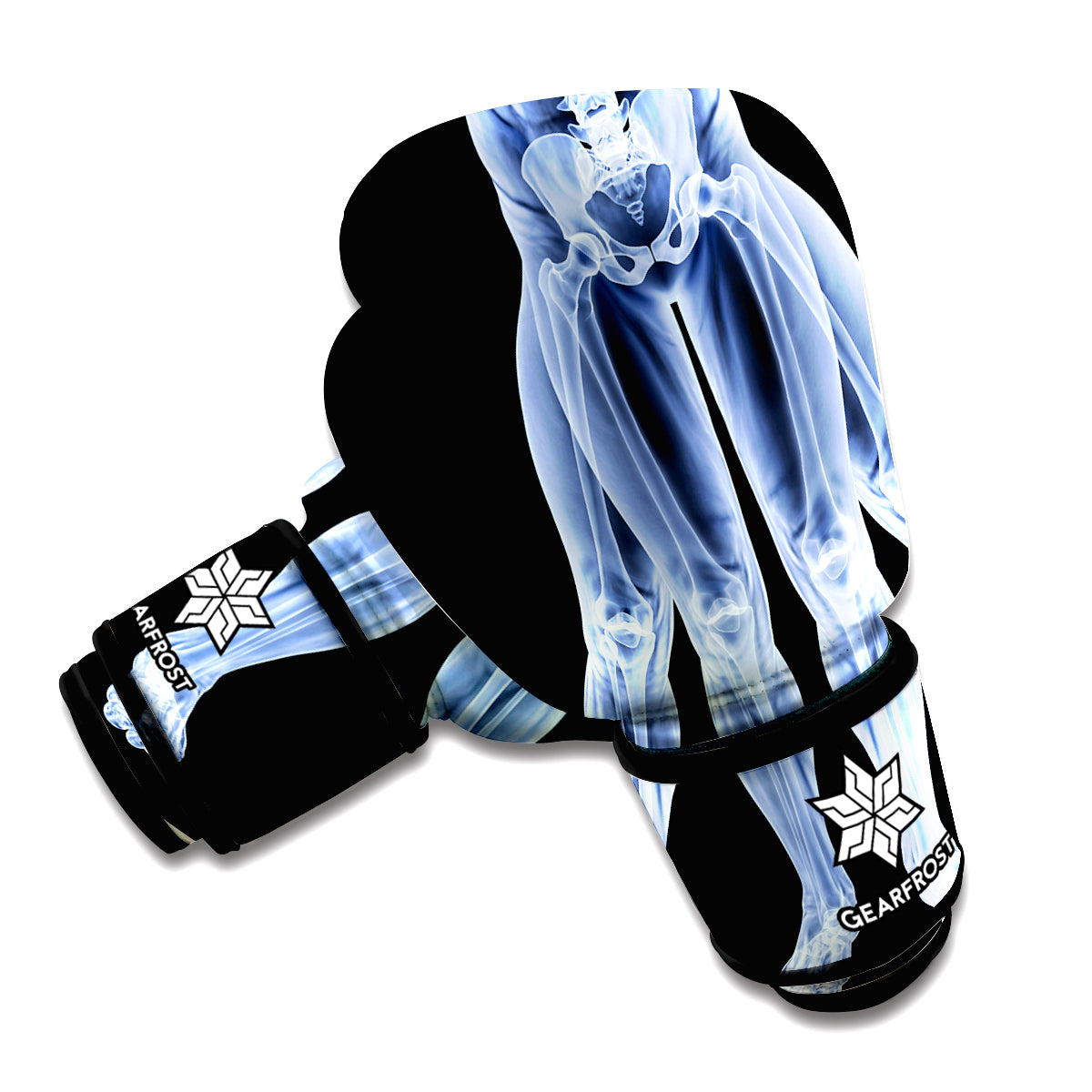 Vitruvian Man X-Ray Print Boxing Gloves