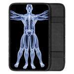 Vitruvian Man X-Ray Print Car Center Console Cover
