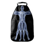Vitruvian Man X-Ray Print Car Seat Organizers