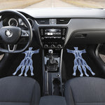 Vitruvian Man X-Ray Print Front and Back Car Floor Mats