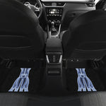 Vitruvian Man X-Ray Print Front and Back Car Floor Mats