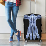 Vitruvian Man X-Ray Print Luggage Cover