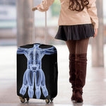 Vitruvian Man X-Ray Print Luggage Cover