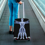 Vitruvian Man X-Ray Print Luggage Cover