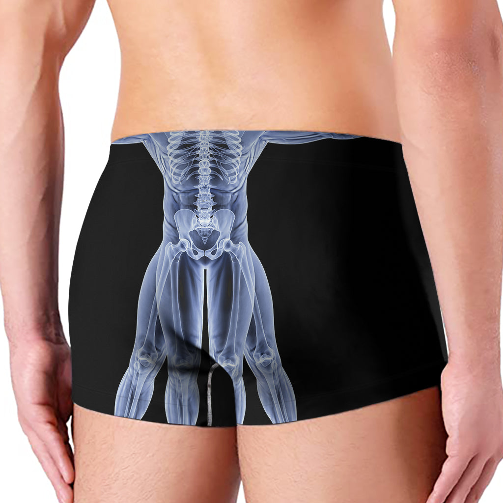 Vitruvian Man X-Ray Print Men's Boxer Briefs