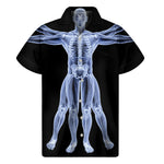 Vitruvian Man X-Ray Print Men's Short Sleeve Shirt