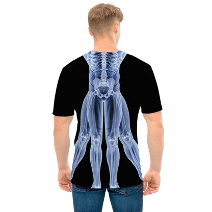 Vitruvian Man X-Ray Print Men's T-Shirt