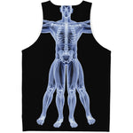 Vitruvian Man X-Ray Print Men's Tank Top