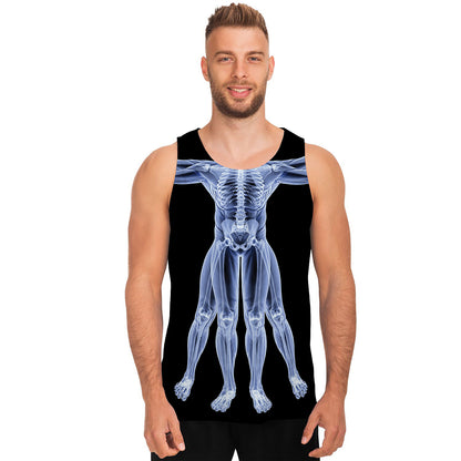 Vitruvian Man X-Ray Print Men's Tank Top