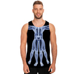 Vitruvian Man X-Ray Print Men's Tank Top