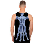 Vitruvian Man X-Ray Print Men's Tank Top
