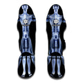 Vitruvian Man X-Ray Print Muay Thai Shin Guards