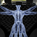 Vitruvian Man X-Ray Print Pet Car Back Seat Cover
