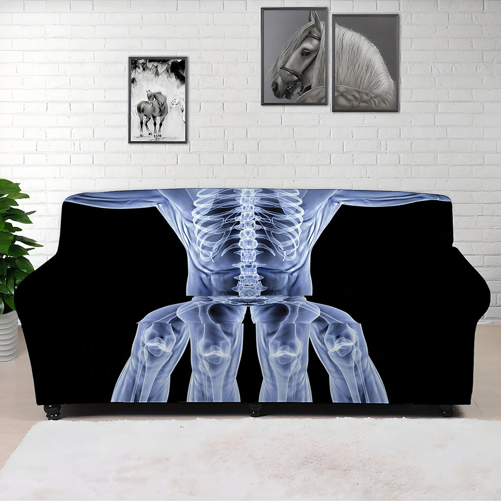 Vitruvian Man X-Ray Print Sofa Cover