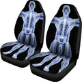Vitruvian Man X-Ray Print Universal Fit Car Seat Covers