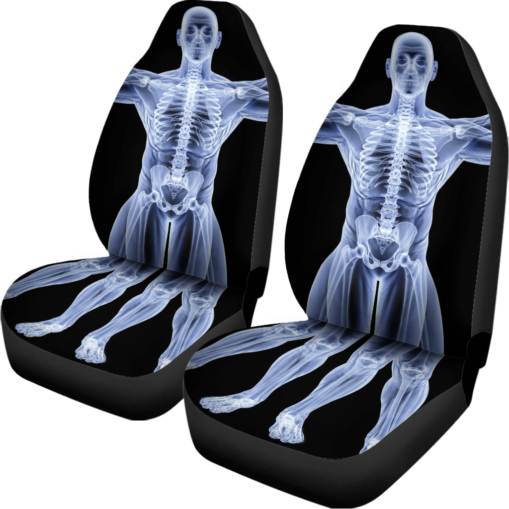 Vitruvian Man X-Ray Print Universal Fit Car Seat Covers