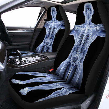 Vitruvian Man X-Ray Print Universal Fit Car Seat Covers
