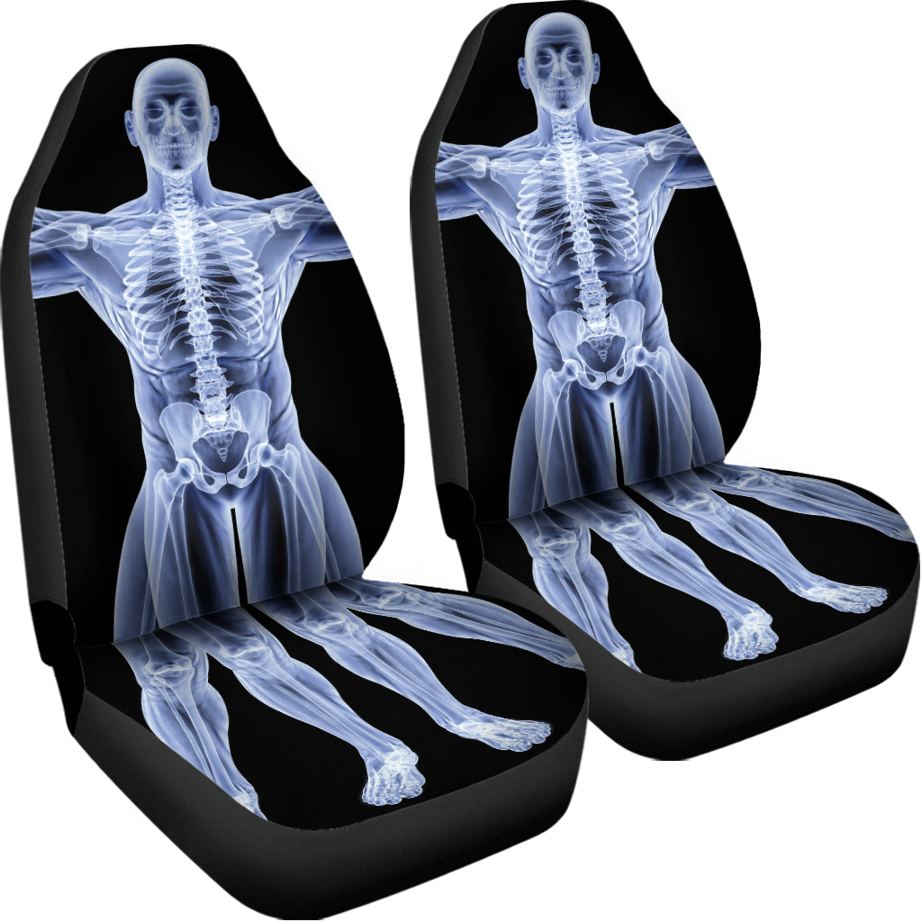 Vitruvian Man X-Ray Print Universal Fit Car Seat Covers