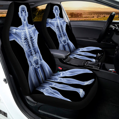 Vitruvian Man X-Ray Print Universal Fit Car Seat Covers
