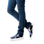 Vitruvian Man X-Ray Print White Slip On Shoes