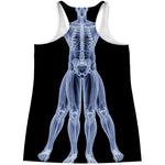 Vitruvian Man X-Ray Print Women's Racerback Tank Top