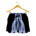 Vitruvian Man X-Ray Print Women's Shorts