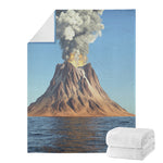 Volcanic Mountain Print Blanket