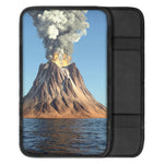Volcanic Mountain Print Car Center Console Cover