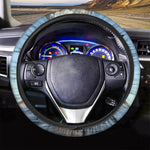Volcanic Mountain Print Car Steering Wheel Cover
