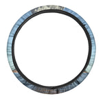 Volcanic Mountain Print Car Steering Wheel Cover