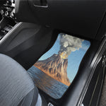 Volcanic Mountain Print Front Car Floor Mats