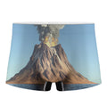 Volcanic Mountain Print Men's Boxer Briefs