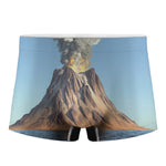 Volcanic Mountain Print Men's Boxer Briefs