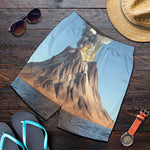 Volcanic Mountain Print Men's Shorts