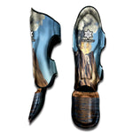 Volcanic Mountain Print Muay Thai Shin Guard