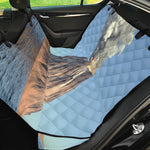 Volcanic Mountain Print Pet Car Back Seat Cover