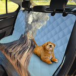 Volcanic Mountain Print Pet Car Back Seat Cover