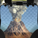 Volcanic Mountain Print Pet Car Back Seat Cover